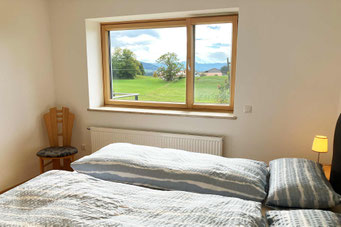 Blick vom Doppelzimmer Südseite