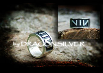 NIN Ring - Sterling Silber