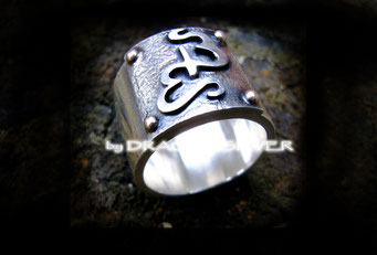 BB Ring - Gelbgold - Sterling Silber