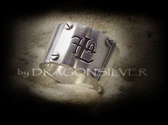 FLA Ring - Sterling Silber - Edelstahl