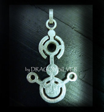 Kornkreise - Crop Circles - Anhänger APOP - Sterling Silber