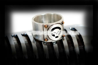 TVDS Ring - Gelbgold - Sterling Silber