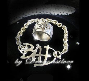 Michael Jackson Tribute Schmuck - Einzelstücke- Sterling Silber - Armband Bad