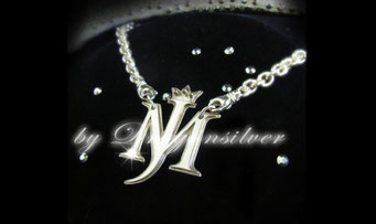 Michael Jackson Tribute Schmuck - Einzelstücke- Sterling Silber - Gold - Collier MJ