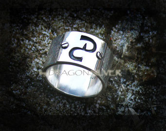 CD  Ring - Sterling Silber - Edelstahl
