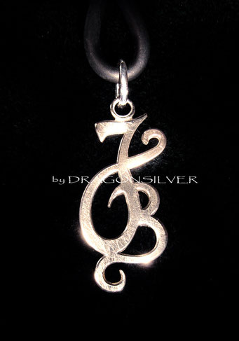 JB Anhänger - Sterling Silber