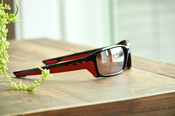 【お持ち込みOAKLEYをTALEXレンズでリメイク】フレーム：OAKLEY STRAIGHTLINK　レンズ：TALEX ACTIONCOPPER Silver Mirror Cort　　
