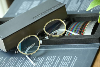 【少年野球にも常用メガネにも使う弱視矯正用メガネ】フレーム：LINDBERG RIM JAKIE　レンズ：Ito Lens ACROLITE1.74 TRN Cort