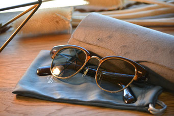 フレーム：OLIVER PEOPLES OV5436   レンズ：TALEX EASE BLUE