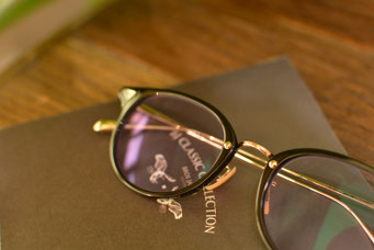 フレーム：BJ CLASSIC COLLECTION COM-510N NT レンズ：Ito Lens ネオコントラスト160 