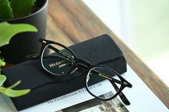 【ご紹介でご来店 イメチェンメガネ】フレーム：Mr.Gentleman EYEWEAR JBD　レンズ：HOYA NULUX EP1.74 VG RUV Cort