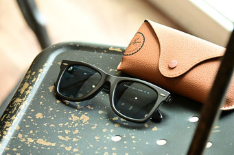 【車の運転で使用する偏光サングラス】フレーム：Ray-Ban RB2140F　レンズ：TALEX EASEBLUE HM Single Cort