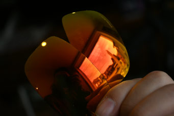 【お持ち込みOAKLEYをTALEXレンズでリメイク】フレーム：OAKLEY STRAIGHTLINK　レンズ：TALEX ACTIONCOPPER Silver Mirror Cort　　