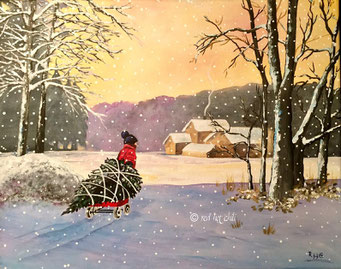 Christmas eve | 2016 | Acryl auf Leinwand