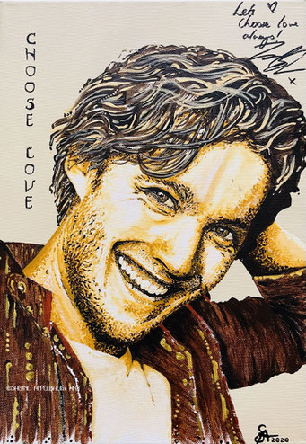 Toby Regbo - Choose Love | 2020 | Acryl auf Leinwand