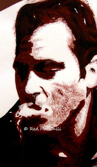 Joaquin Phoenix | 2010 | Acryl auf Papier