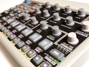 'X:Cycles Classic' Instrument Overlay by mxpand - for Elektron Model:Cycles, FM synthesizer, groovebox, high-quality operation template/front foil/skin/film