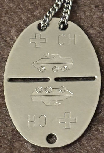 Militär Erkennungsmarke Panzerjägersoldat