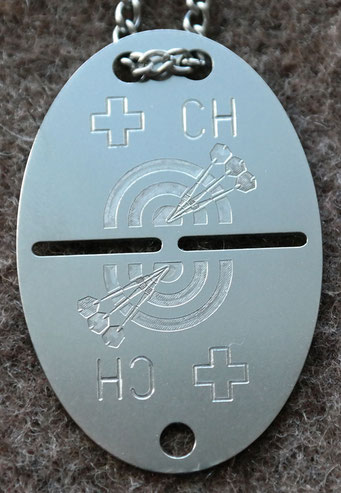 Militär Erkennungsmarke Dart