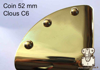 Premium hardware for trunks and cases.