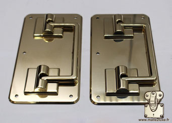 PPT-XL solid brass trunk handle designed by Malle2luxe.