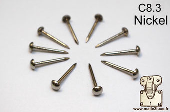 Clous malletier Trunk nails Laiton massif creux - ultra haut de gamme by malle2luxe C8.3