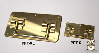 Small PPT-S hand-polished solid brass handle.