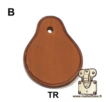 Premium TR full-grain leather drawer pull.