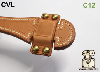 Couture sellier traditionnelle.