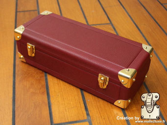 coffret pour bijoux et cuir sur mesure