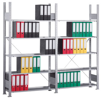 Büroregal für Ordner 2 Elemente - lagerconsulting.at