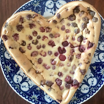 Clafoutis de framboises