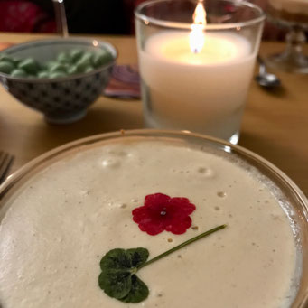 Crème au citron sur croustillant de spéculos