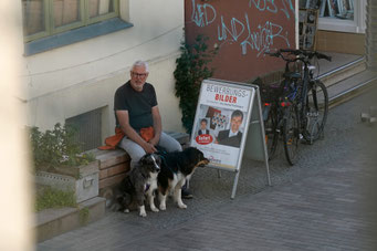 Von hier oben kann ich auch gut beobachten, was meine drei Männer machen <3.