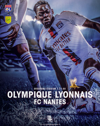 Olympique Lyonnais vs FC Nantes - Ligue 1 Uber Eats