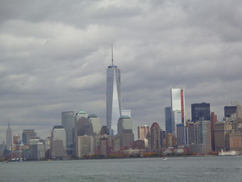 Manhattan et sa haute tour du nouveau World Trade Center