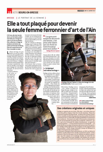 Article de presse Le Progrès