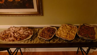 Das Thanksgiving Buffet