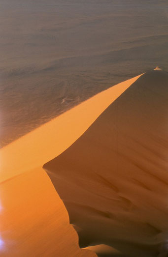 Flug über die Namib Wüste