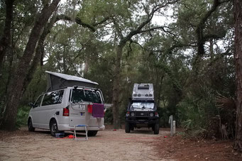 Treffen mit Claudia und Thomas - Lake Kissimmee State Park, FL, USA