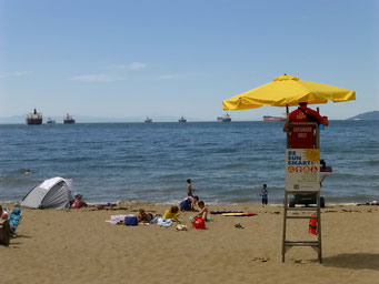 Beach im Stanley Park, Vancouver