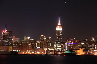 New York City by Night, Sicht von Hoboken