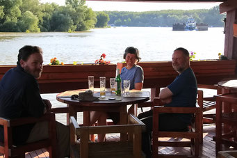 Wiedersehen mit anderen "Radlern"