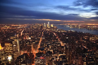Aussicht vom Empire State Building, New York City
