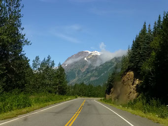 Fahrt auf dem Cassiar-Highway