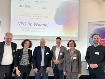 Vernetzung der Zivilgesellschaftsforscher beim 15. Internationalen NPO-Colloquium 2024. | Foto: IZGS