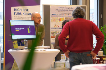 Amt für Klimaschutz und Klimaanpassung der Stadt Darmstadt auf dem Tag der Nachhaltigkeit 2025. | Foto: IZGS