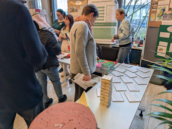 Master Soziale Arbeit (EHD) auf dem Tag der Nachhaltigkeit 2025. | Foto: IZGS
