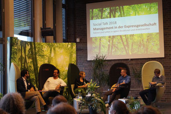 Arena der Sozialpioniere beim Social Talk 2018 © Sabine Schlitt, EKKW