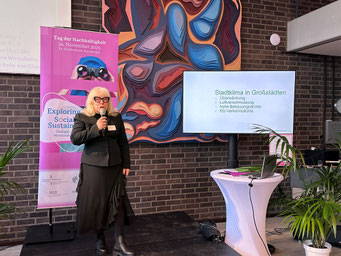 Cornelia Christoph (Greenonomic) auf dem Tag der Nachhaltigkeit 2025. | Foto: IZGS
